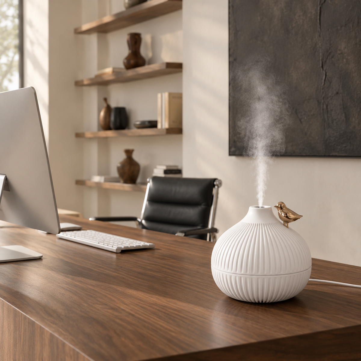 Nido · Humidificador con luz cálida 300 ml