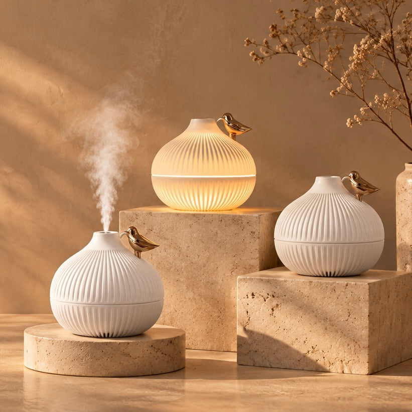 Nido · Humidificador con luz cálida 300 ml